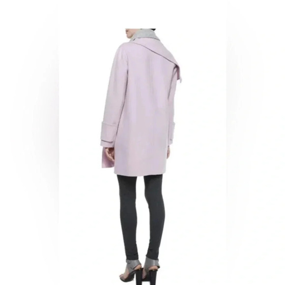 Vince Asymmetric Draped Wool Coat Size s - Picture 2 of 6